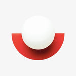 Afbeelding laden in galerijweergave, Luminous Macaron kleurrijke bol wandlamp – Scandinavisch ontwerp glazen lamp voor thuis of kantoor N14