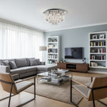 Charger l’image dans la visionneuse de la galerie, Plafonnier Virelis 8 Light Twist Tubes – Design Moderne en Cristal pour Salles à Manger ou Salons