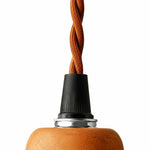 Załaduj obraz do przeglądarki galerii, Close view of the braided cord and socket holder