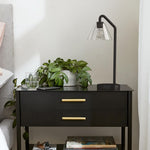 Load image into Gallery viewer, Conica Sculptural Cone Table Lamp - Modern Glass Lighting for Bedroom or Desk
