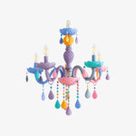 Cargar imagen en el visor de la Galería, Colorful Metal Kids Room Chandelier for Bedroom