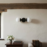 Load image into Gallery viewer, Lumio Globe Modern Geometric Sconce - Two Light Bathroom Vanity Lighting
