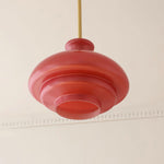 Charger l'image dans la visionneuse de la galerie, Lampe suspendue décorative HaloVita – Suspension minimaliste en métal et verre pour espaces de vie