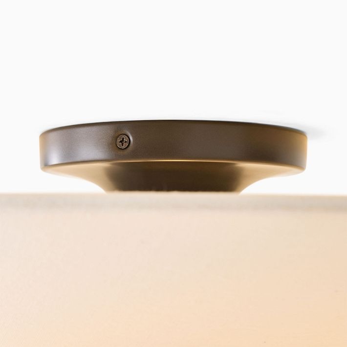 Solivara Flushmount Recessed Milky White Glass Simple Ceiling Lamp