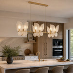 Bild in die Galerieansicht laden, Lucenda Artistic Butterfly Chandelier - French Retro Statement Chandelier for Kitchen Island