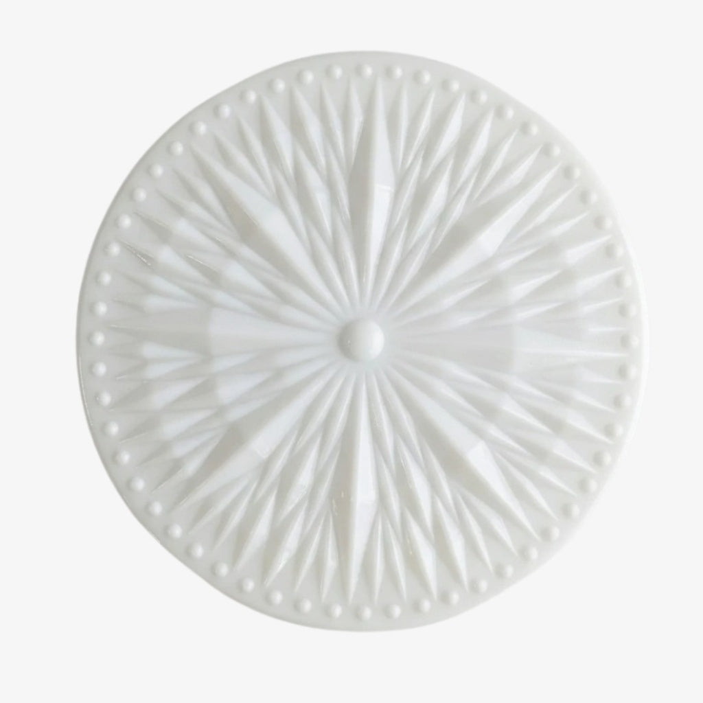 Mistaro Minimal Glass Ceiling Lamp - Flush Mount Design for Living Room and Bedroom