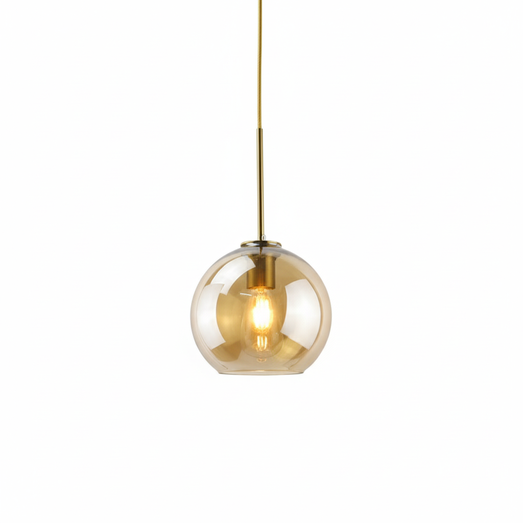 Solara Nordic Spherical Glass Pendant Light