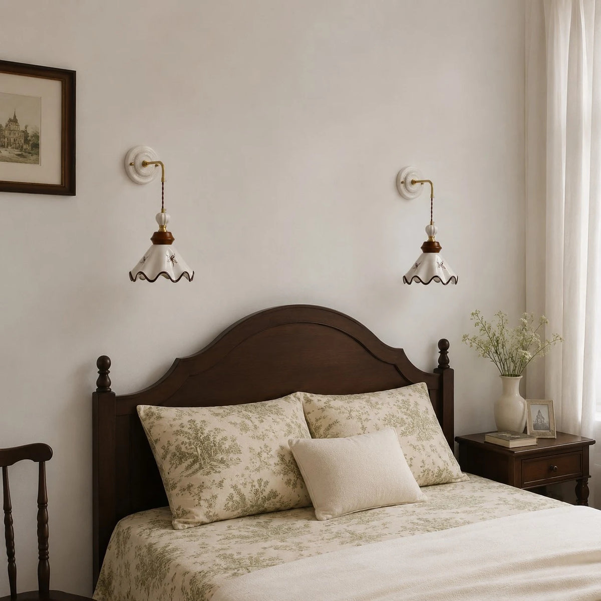 paired bedside styling scene
