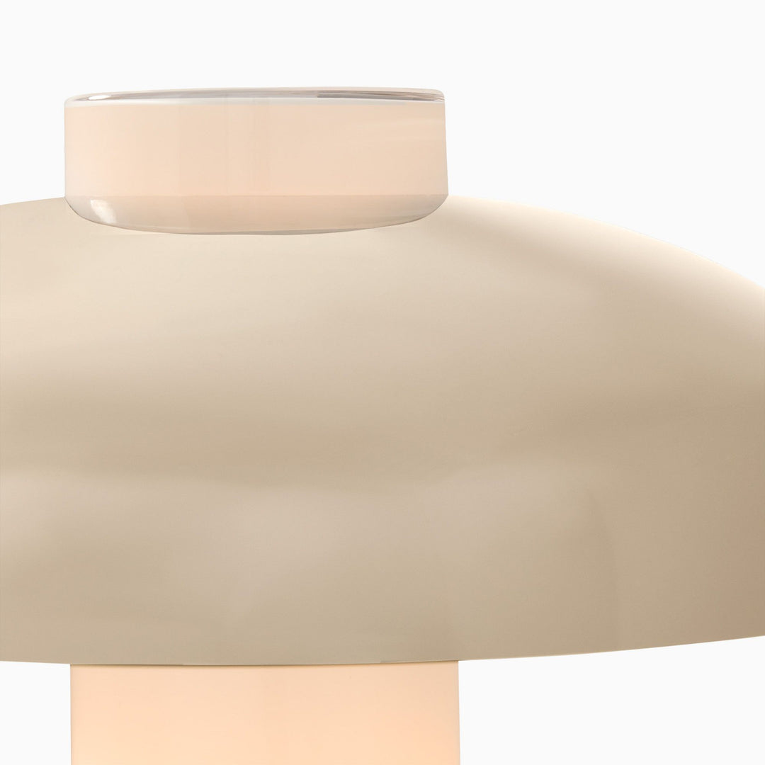 Nera gebogen accentlamp - organisch modern ontwerp met zachte gloed voor nachtkastje of sidetable