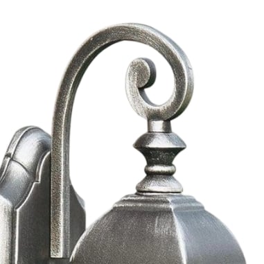 Frostine Traditionele Buitenmuurlamp - Lantaarn met Loodglas voor Veranda- en Terrasverlichting