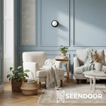 Load image into Gallery viewer, Opalume White Opal Glass Bulb-Globe Flush-Mount Ceiling Light for Entry &amp; Living Room
