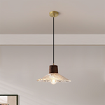 Load image into Gallery viewer, Nordic Hemp Rope Glass Pendant Light