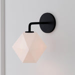 Load image into Gallery viewer, Talvior Geometric Modern Bathroom Sconce - Faceted Shade Light in Luxe Finishes
