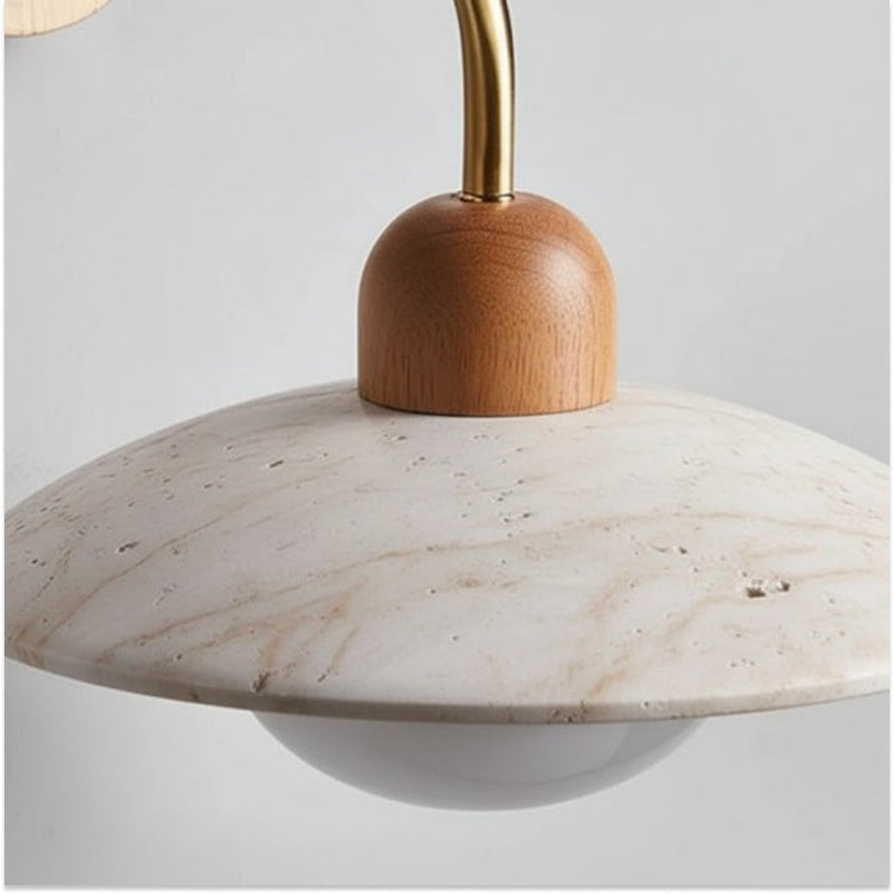 Discra Minimalistische Sculpturale Cirkelvormige Wandlamp — Natuurlijke Stijl Wandarmatuur voor Hal en Slaapkamer U18