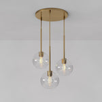 Load image into Gallery viewer, Selvion Minimalist Crystal Chandelier - Handcrafted Glass Sculptural Lighting Fixture
