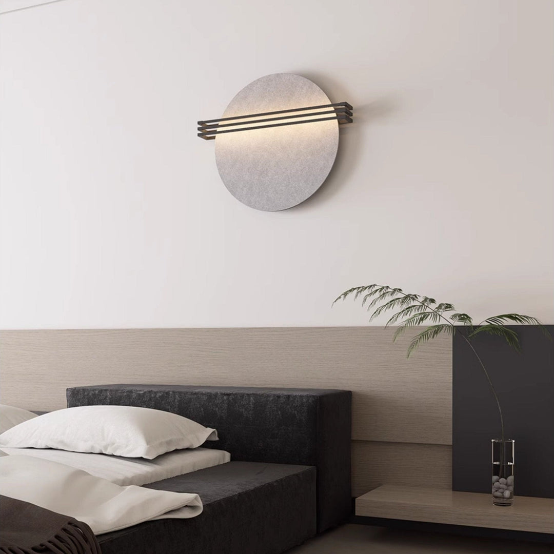 Aplique de pared Abstract Sunrise de fieltro