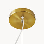 Charger l'image dans la visionneuse de la galerie, Suspension en verre courbé doux Glissora - Suspension en verre et métal pour salle à manger et îlot de cuisine