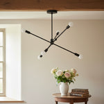 Load image into Gallery viewer, Mobilux Line Modern Mobile Chandelier - Minimalist Ceiling Light for Dining Room
