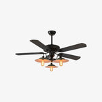 Cargar imagen en el visor de la Galería, Industrial ceiling fan light product image