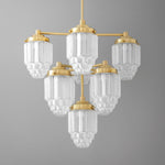 Load image into Gallery viewer, Tierlux Glass Multi-Tiered Glass Modern Pendant for Living &amp; Dining
