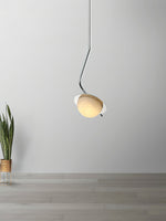 Bild in die Galerieansicht laden, Schicke Luminanz Alabaster-Pendelleuchte