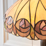 Load image into Gallery viewer, TF Hutchinson Art-Glass Tiffany Style Table Lamp – Handcrafted Design for Home and Office