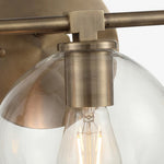 Bild in die Galerieansicht laden, Auruca Globe Wall Light Bellflower Inspired Shape - Minimalist Metal Glass Sconce for Living Room