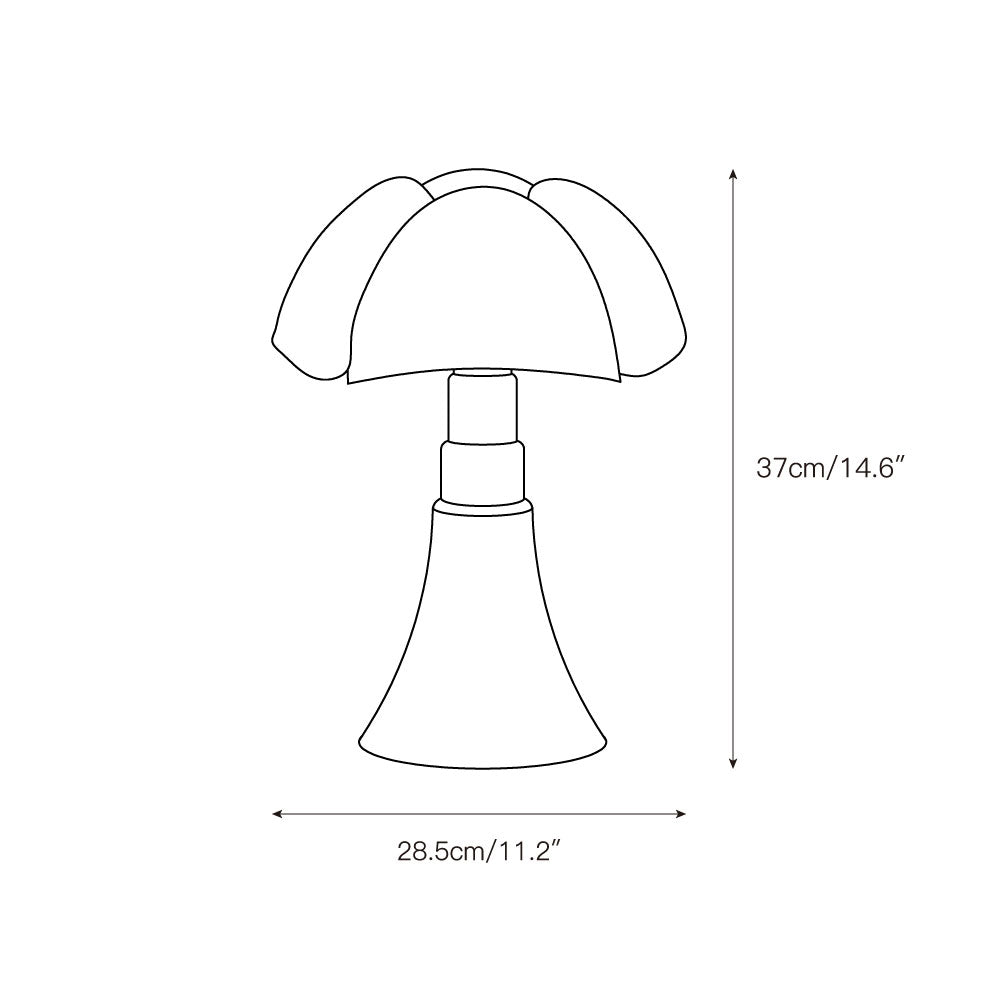 Lámpara de mesa Petalica