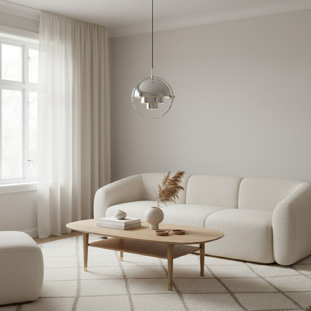 Multiva Sculpturale Hanglamp – Verstelbare Kroonluchter in Deense Moderne Stijl voor Eetruimtes N18