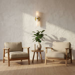 Load image into Gallery viewer, Rivora Ribbed Glass Double Wall Lamp Modern Accent for Hallway &amp; Bathroom
