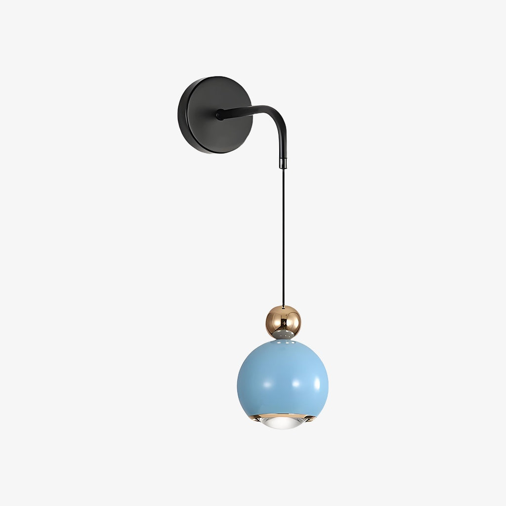 Glintap Nordic Globe Wall Mounted Light – Minimal Accent Lamp for Bedroom Interior
