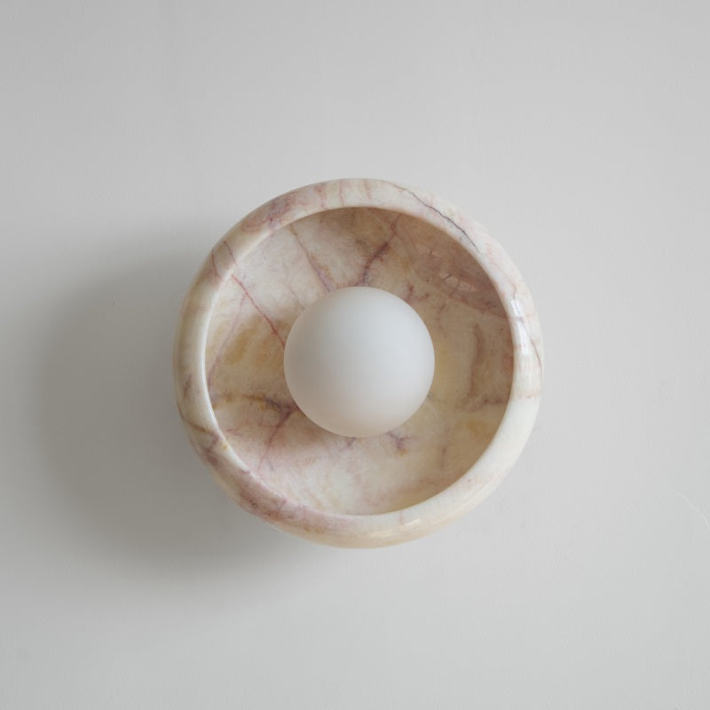 Piedra Marmor-Wandleuchte