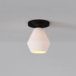Load image into Gallery viewer, Merin Minimalist Sleek Geometric Glass Flushmount Light
