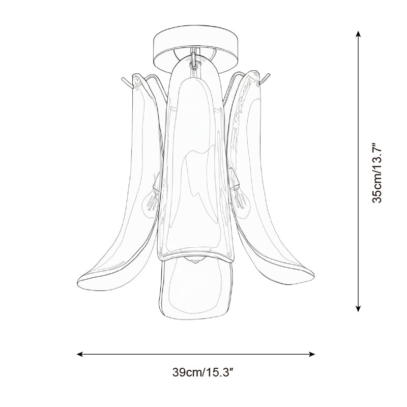 Lampada da soffitto Verdelia