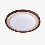 Load image into Gallery viewer, Torvella Round Ceiling Light Sculptural Disc Flush Mount - Modern Natural Bedroom Lighting
