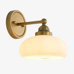 Load image into Gallery viewer, Velora Vintage Industrial Wall Sconce with Glass Shade for Hallway and Entryway