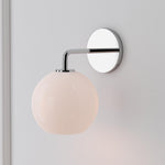 Load image into Gallery viewer, Selvion Artistic Globe Sconce Light - Handcrafted Glass Sculptural Wall Fixture

