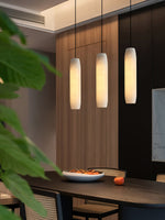 Load image into Gallery viewer, Alabaster Flute Pendant Light