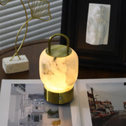 Alabaster Tragbare Wiederaufladbare Tischlampe