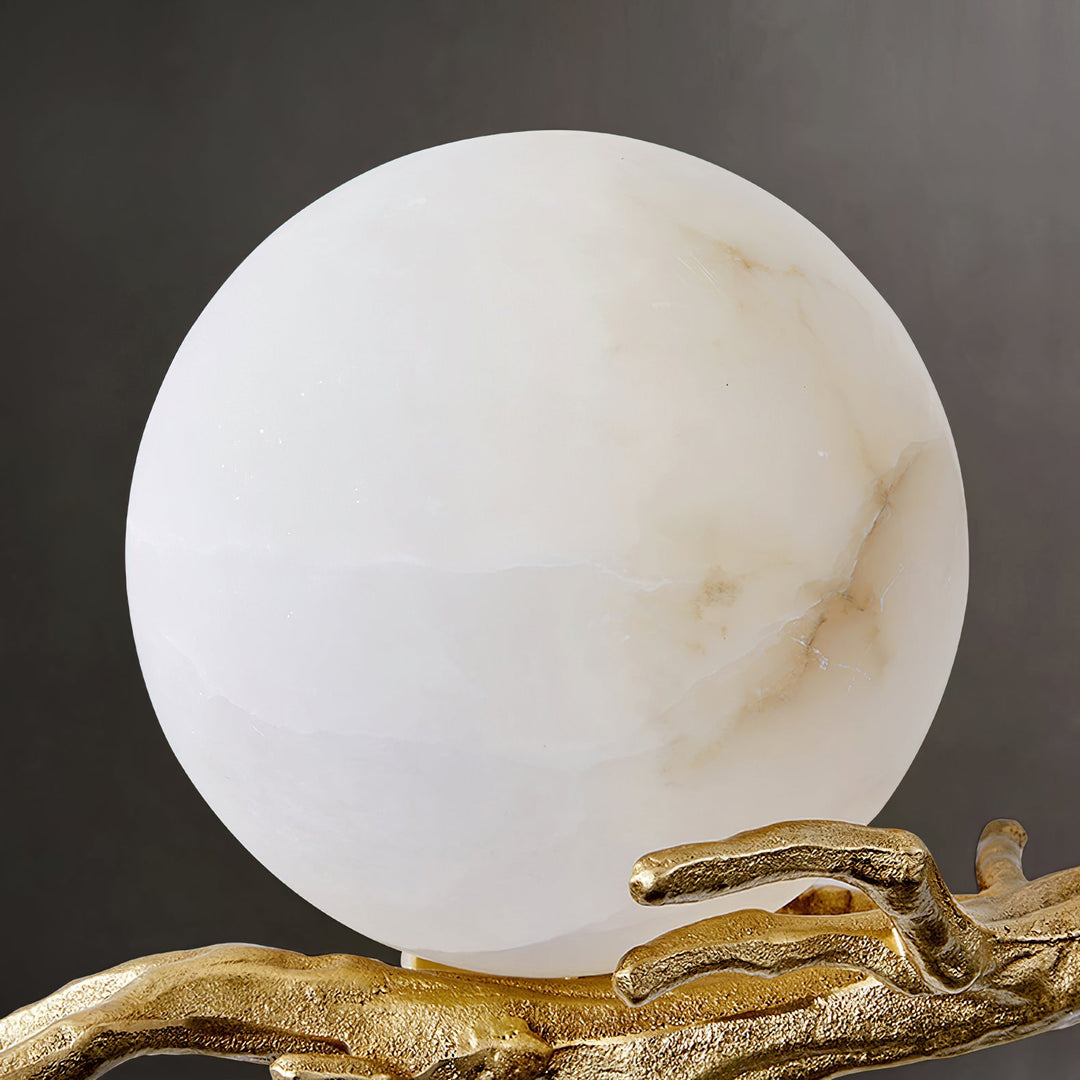 Retro Zweige Alabaster Wandleuchte