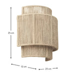 Cargar imagen en el visor de la Galería, Luz de Pared LED Bohemia Vintage Tejida a Mano