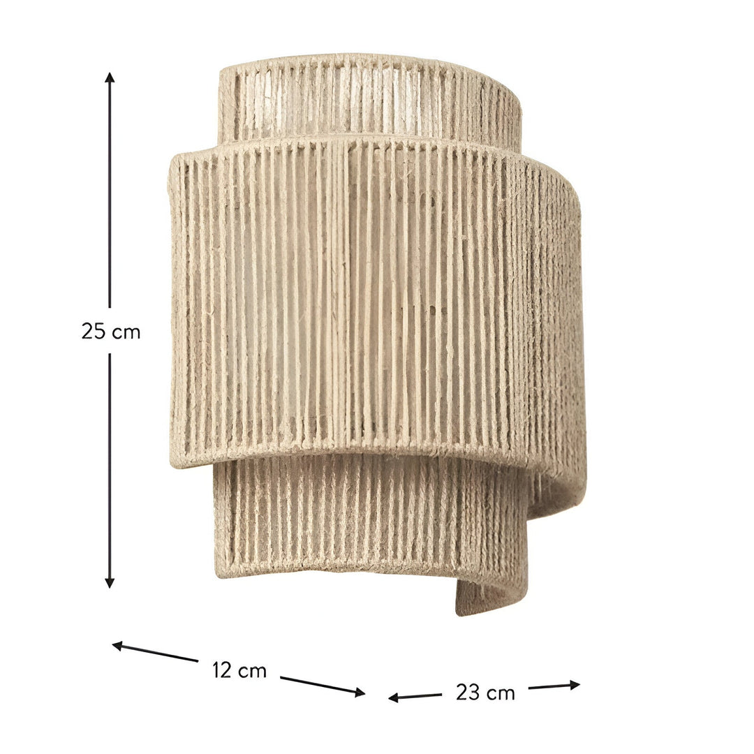 Luz de Pared LED Bohemia Vintage Tejida a Mano