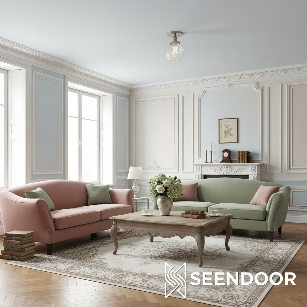 Glorica Glass Minimalist Globe Ceiling Fixture for Bedroom & Office