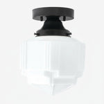 Load image into Gallery viewer, Geotower Glass Art Deco Ceiling Light - Glass Fixture - Elegant Home Lighting
