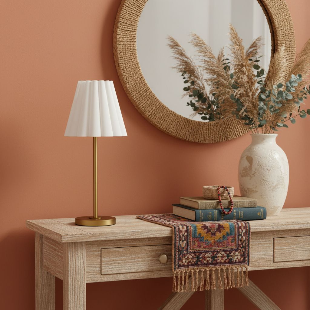 Ruffmeto Overgangs Slanke Tafellamp – Sculpturale Lampenkapverlichting voor Woonkamer of Slaapkamer