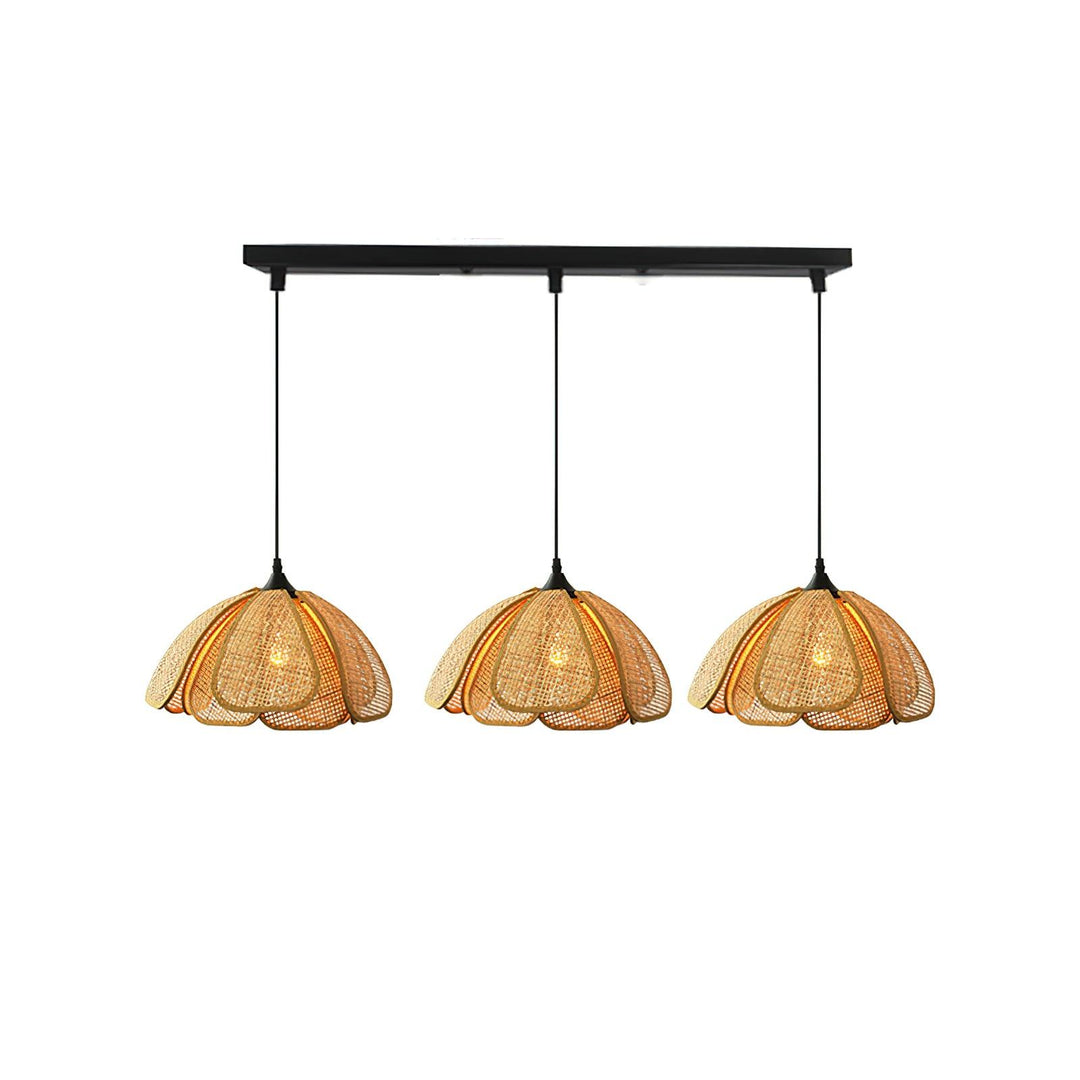 Bloom Rattan Pendelleuchte