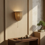 Load image into Gallery viewer, Fablune Linen Wall Lamp - Modern Fabric Textured Shade Wall Sconce for Living Room