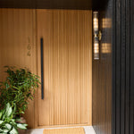 Load image into Gallery viewer, Rivora Modern Fluted Glass Wall Light - Double Short Indoor Outdoor Sconce
