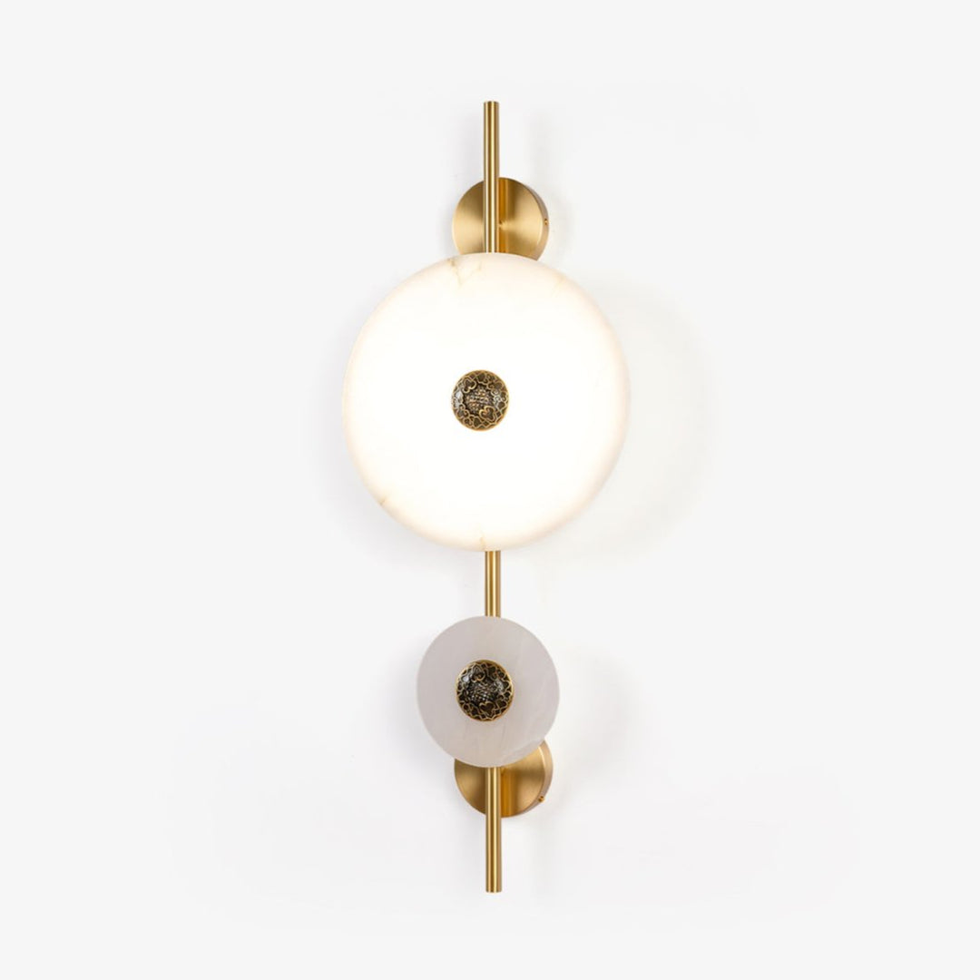 Alabaster Eclipse Wandleuchte
