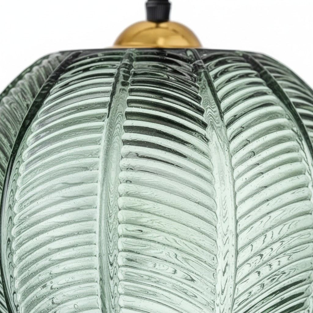 Aria Moderne Ribbelglas Bol Hanglamp